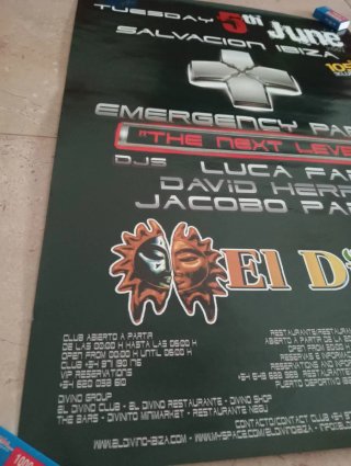 Cartel El Divino Ibiza 5 de Junio 2007