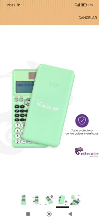 Calculadora Científica Solar Nueva