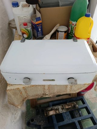 Cocina de gas blanca