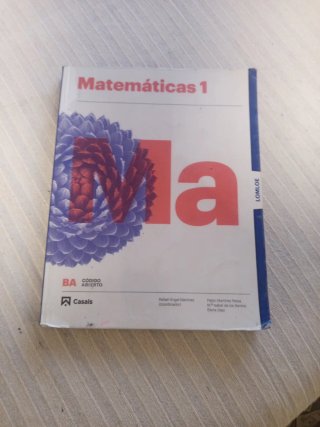 Libro matemáticas 1 Bachillerato