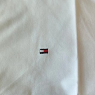 Camisa Tommy Hilfiger Blanca Manga Corta