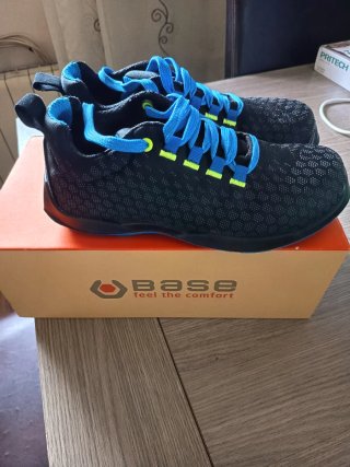 Zapatos de seguridad Base negros y azules