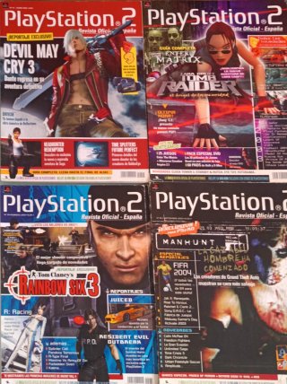 Lote 20 revistas PlayStation 2 + 16 CDs de demos