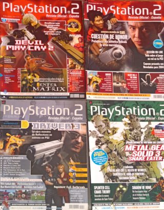 Lote 20 revistas PlayStation 2 + 16 CDs de demos