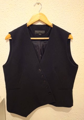 Chaleco Zara Negro Talla XL