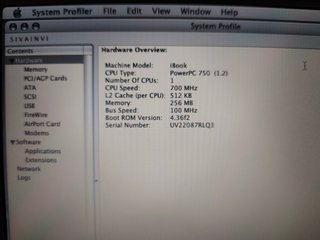 Apple iBook G3 Plata/Blanco