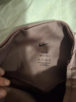 Leggings Nike Go Talla XS Rosa