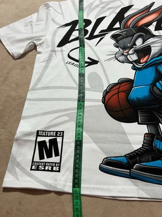 Camiseta Bugs Bunny Estilo Jordan Talla S Nueva