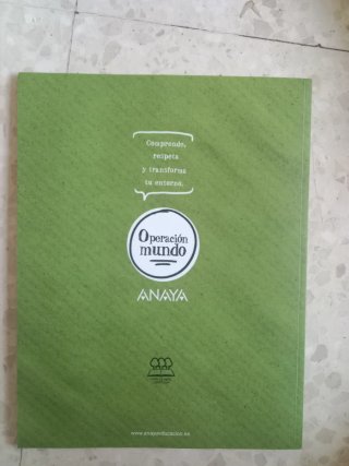 Biología y Geología, 4 ESO, Operación mundo