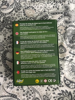 Juego de cartas Lastuf Futbol