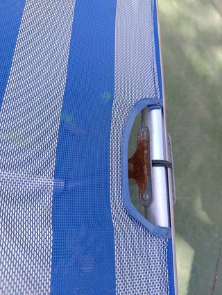 TUMBONA PLEGABLE CON PARASOL