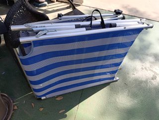 TUMBONA PLEGABLE CON PARASOL