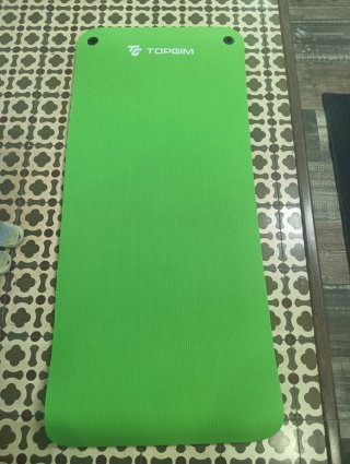 Colchoneta de gimnasio TOPGIM verde