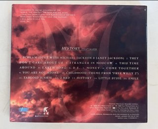PRECINTADO CD MICHAEL JACKSON, HISTORY BOOK I NEW