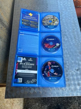 Lote 3 Juegos FIFA PS4: 17, 19 y 21