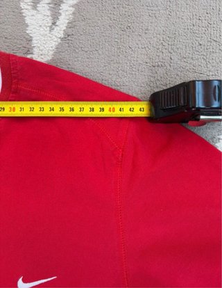 Camiseta Nike Roja Estilo Ringer Talla M