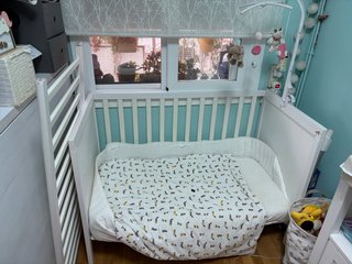 Cuna IKEA SUNDVIK blanca 60x120 cm