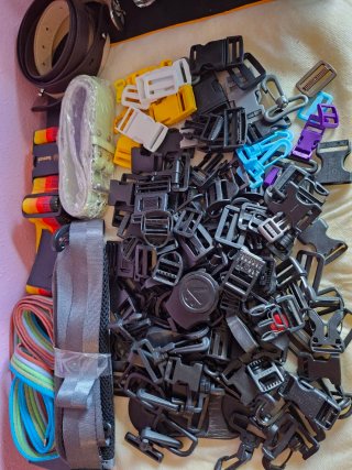 Lote Hebillas y Correas Manualidades