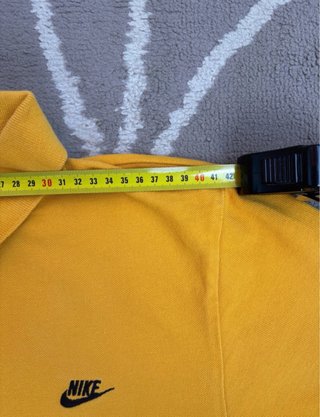 Polo Nike Amarillo Mostaza Retro Talla M