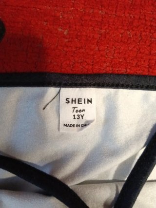 Top étnico bandana negro talla 13 años.