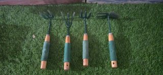 Set de 4 herramientas de jardinería