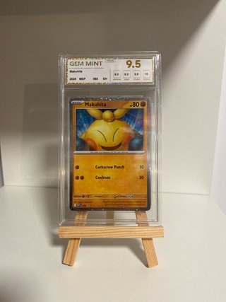 Carta Pokémon Makuhita Graded 9.5