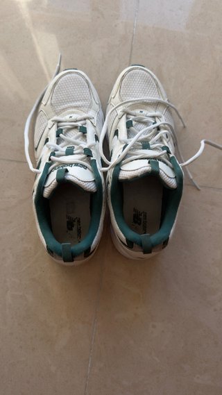 Zapatillas New Balance 408 Blancas y Verdes