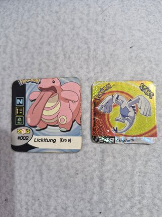 Pack Pokemon Lickitung con error  y Lugia STAKS