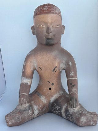 Figura Niño Olmeca Tlatilco babyface replica INAH