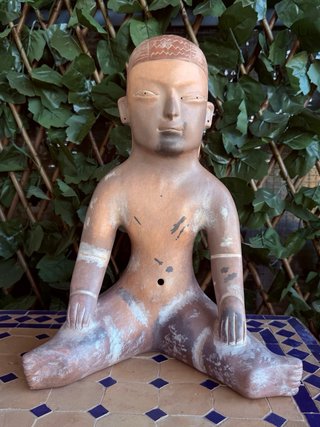 Figura Niño Olmeca Tlatilco babyface replica INAH