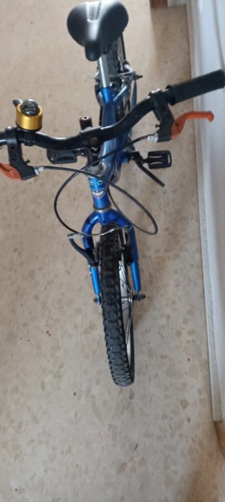 Bicicleta infantil azul. Se puede recoger Valencia