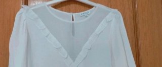 Blusa Claudie Pierlot volante T.38