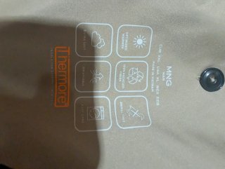 Gabardina Mango Gris Talla XXL