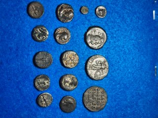 Lote monedas romanas antiguas