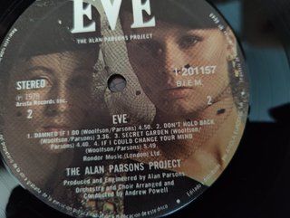 The Alan Parsons Project - Eve LP (1980 España)