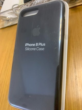 Funda iPhone 8 Plus Silicona Apple Negra