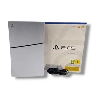 CONSOLA PS5 SLIM 1TB CON LECTOR + CABLES + CAJA