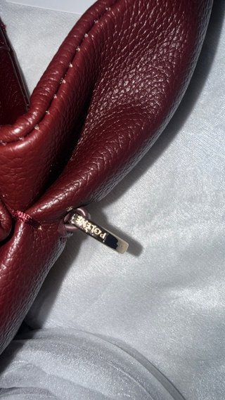 Bolso Polène Numéro Neuf Mini Rojo Cereza
