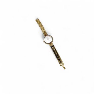 RELOJ TISSOT TO28210A  ESFERA BLANCA CON PIEDRAS CORREA METAL
