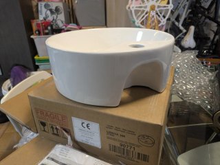 Lavabo sobre encimera modelo Lisboa blanco