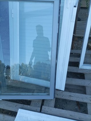 Ventana aluminio con persianas