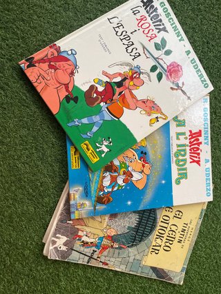 Comics de Asterix y Tintin
