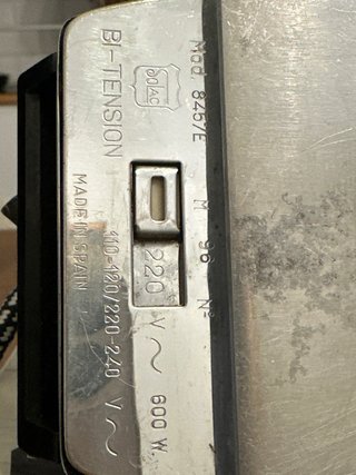Plancha Solac Automática Vintage