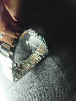Reloj Calvin Klein Rosa y Plateado