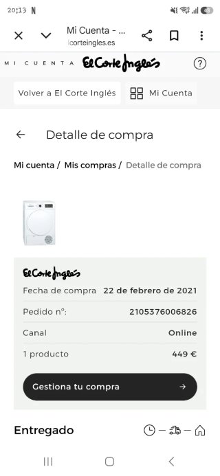 Secadora Balay 3SC377B