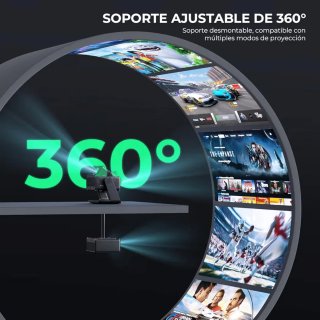 Proyector 1080P WiFi 6 Compatible Netflix