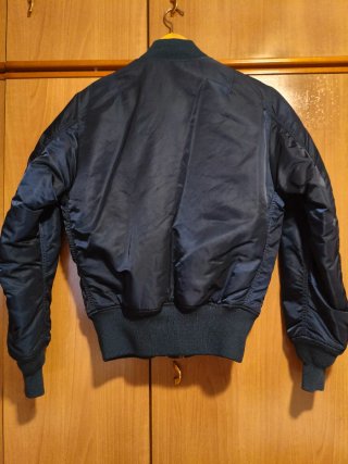 Chaqueta Bomber Alpha Industries MA-1 Azul Naranja