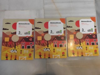 Matemáticas 3 Primaria Mas Savia (3 libros)