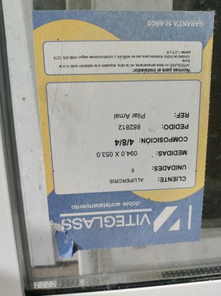 Ventana  con persiana integrada i doble cristal