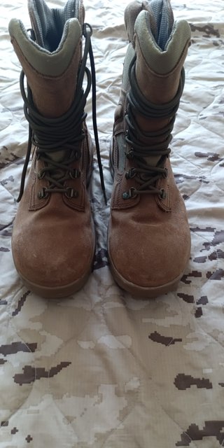 Botas militares de combate marrones 42 goretex